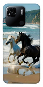 Чехол Beach Horses для Xiaomi Redmi 10A