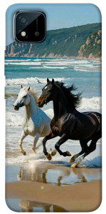 Чехол Beach Horses для Realme C20