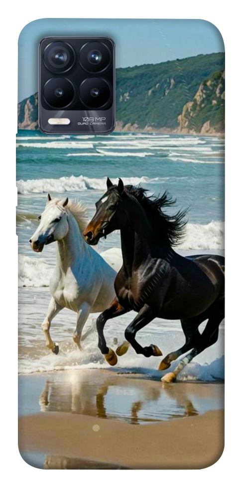 Чехол Beach Horses для Realme 8