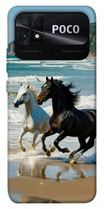 Чехол Beach Horses для Xiaomi Poco C40