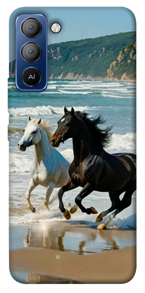 Чехол Beach Horses для TECNO Pop 5 Pro