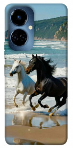Чехол Beach Horses для TECNO Camon 19 (CI6n)