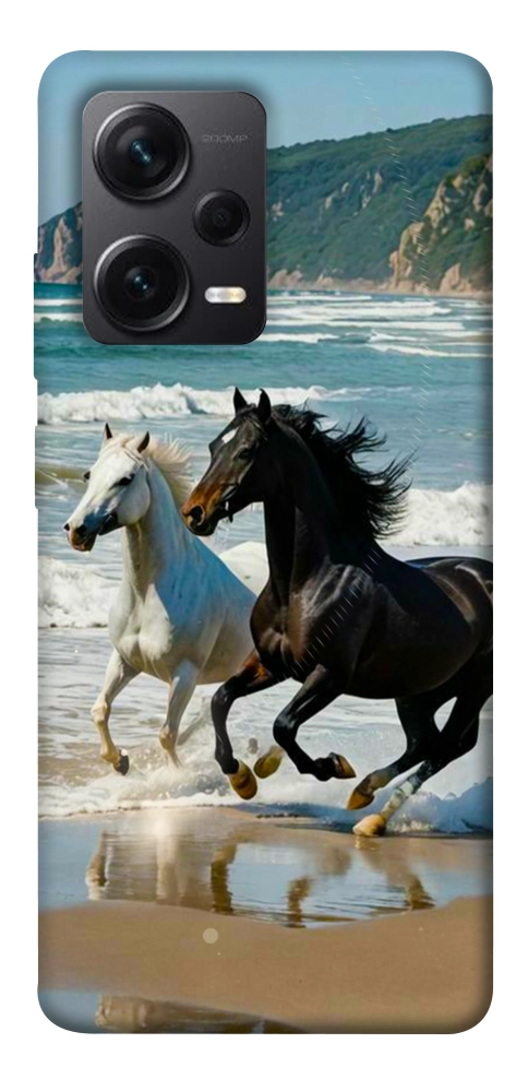 Чехол Beach Horses для Xiaomi Redmi Note 12 Pro 5G