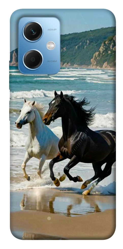 Чехол Beach Horses для Xiaomi Redmi Note 12 5G
