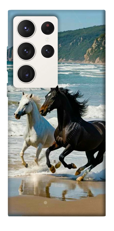 Чехол Beach Horses для Galaxy S23 Ultra
