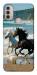 Чехол Beach Horses для Motorola Moto E40