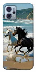 Чехол Beach Horses для Motorola Moto G23