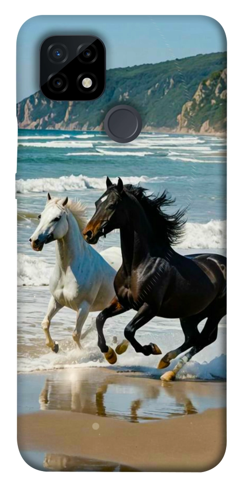 Чохол Beach Horses для Realme C21