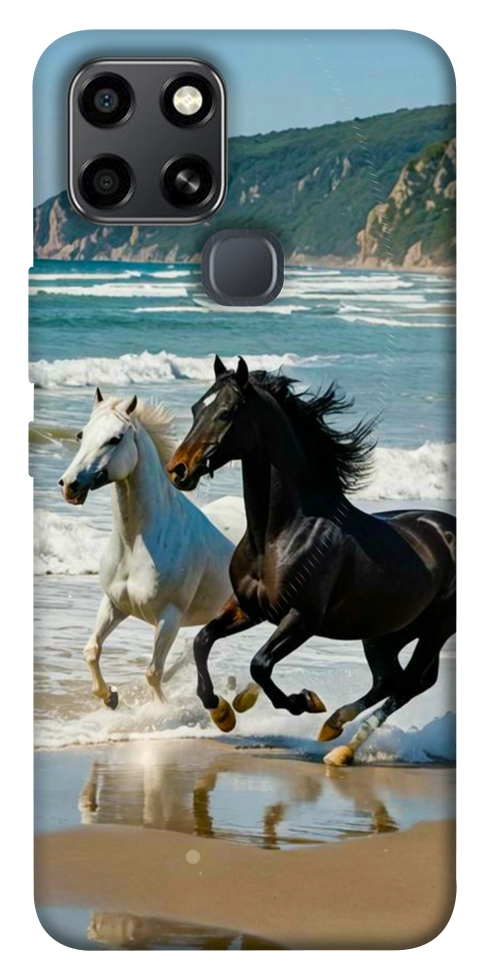 Чехол Beach Horses для Infinix Smart 6
