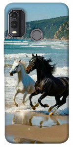 Чохол Beach Horses для Nokia G11 Plus