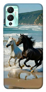 Чохол Beach Horses для Infinix Hot 12 Play