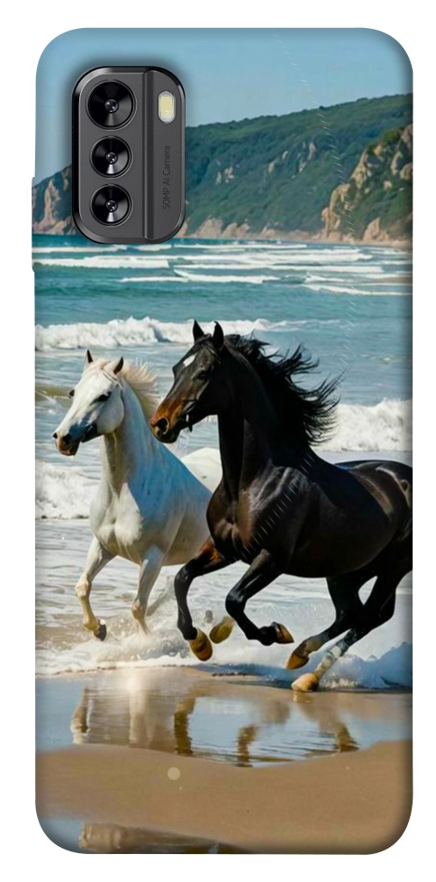 Чехол Beach Horses для Nokia G60