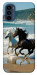 Чехол Beach Horses для Motorola Moto G41