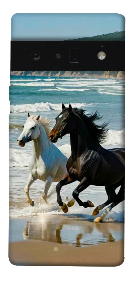 Чехол Beach Horses для Google Pixel 6 Pro
