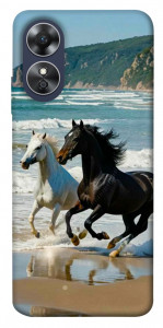 Чехол Beach Horses для Oppo A17