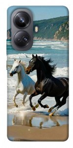 Чехол Beach Horses для Realme 10 Pro+