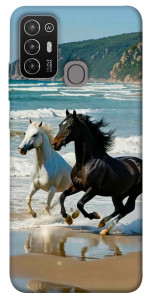 Чехол Beach Horses для ZTE Blade A52