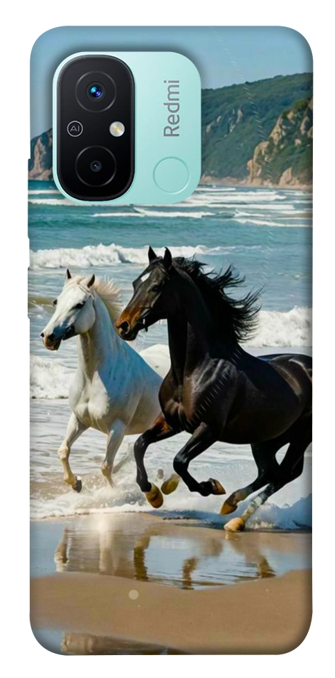 Чехол Beach Horses для Xiaomi Redmi 12C