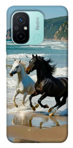 Чохол Beach Horses для Xiaomi Redmi 12C