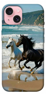 Чехол Beach Horses для iPhone 15
