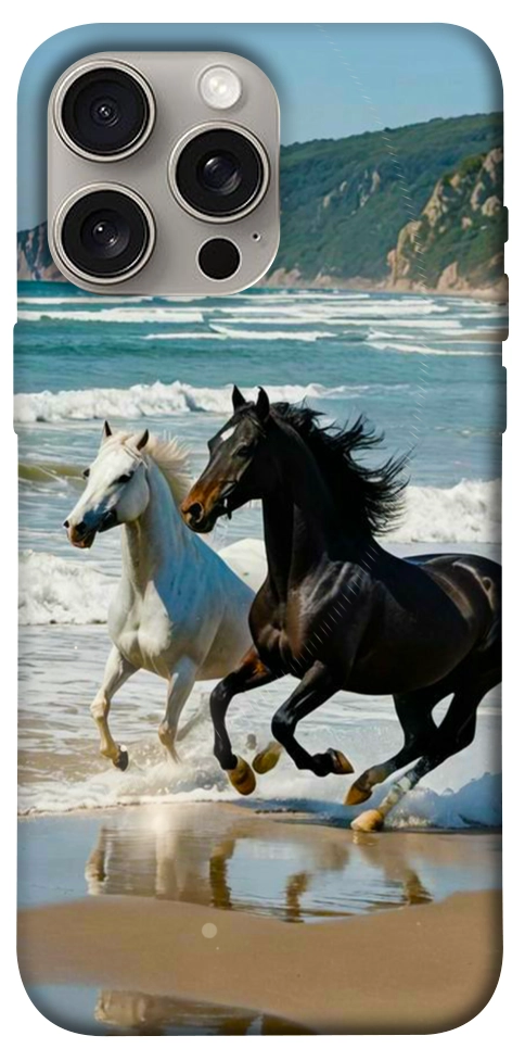 Чохол Beach Horses для iPhone 15 Pro Max