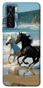 Чехол Beach Horses для TECNO Camon 17 Pro