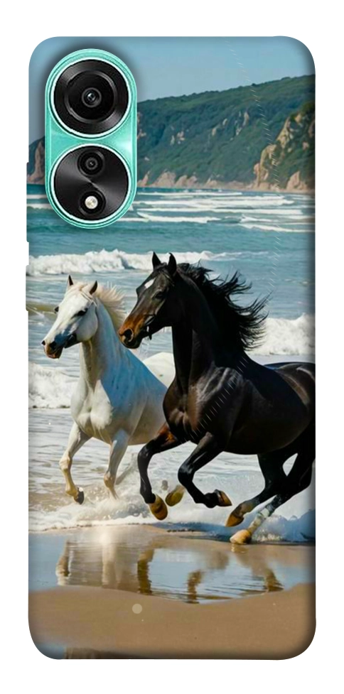 Чехол Beach Horses для Oppo A78 4G
