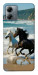 Чехол Beach Horses для Motorola Moto G14