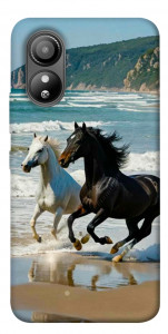 Чехол Beach Horses для ZTE Blade L220