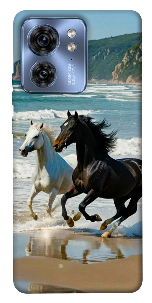 Чехол Beach Horses для Motorola Edge 40