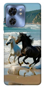 Чехол Beach Horses для Motorola Edge 40