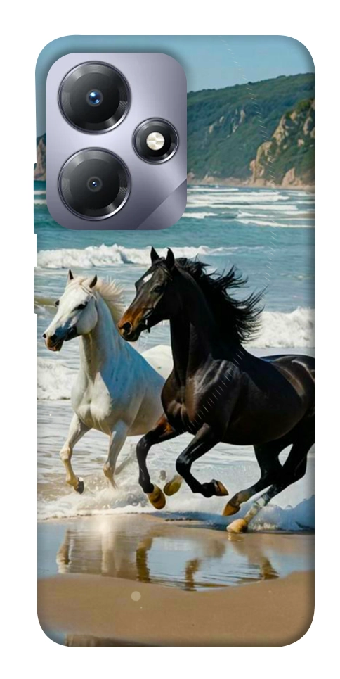 Чехол Beach Horses для Infinix Hot 30 Play
