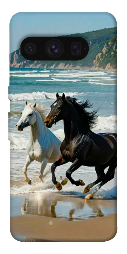 Чехол Beach Horses для Google Pixel 8 Pro