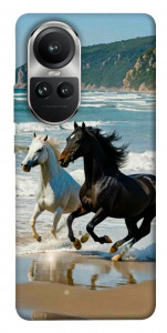 Чехол Beach Horses для Oppo Reno10
