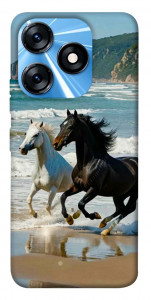 Чехол Beach Horses для TECNO Spark 10