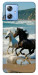 Чехол Beach Horses для Motorola Moto G84