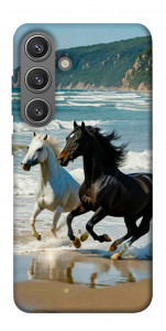 Чехол Beach Horses для Galaxy S24+