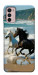 Чехол Beach Horses для Motorola Moto G42