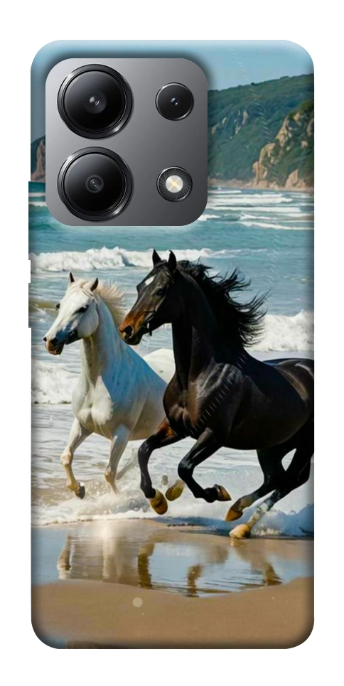 Чехол Beach Horses для Xiaomi Redmi Note 13 4G