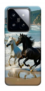 Чехол Beach Horses для Xiaomi 14 Pro