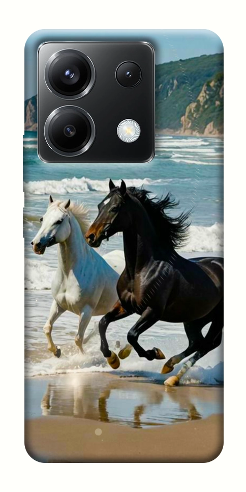 Чехол Beach Horses для Xiaomi Poco X6