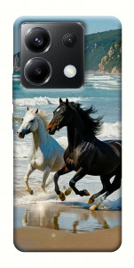 Чехол Beach Horses для Xiaomi Poco X6
