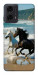 Чехол Beach Horses для Motorola Moto G24