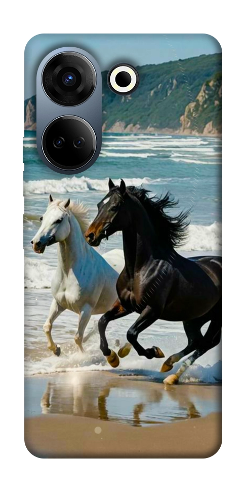 Чехол Beach Horses для TECNO Camon 20 Pro (CK7n)