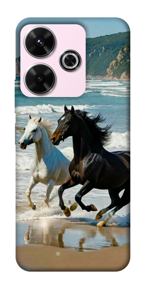 Чехол Beach Horses для Xiaomi Redmi 13 4G