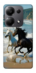Чехол Beach Horses для Xiaomi Redmi Note 13 Pro 5G