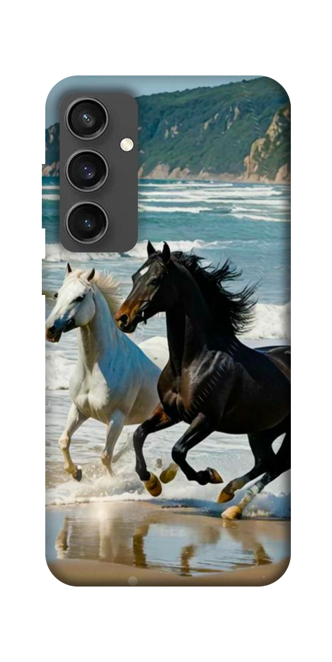 Чехол Beach Horses для Galaxy S24 FE