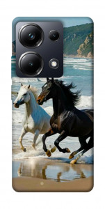 Чехол Beach Horses для Xiaomi Poco M6 Pro 4G
