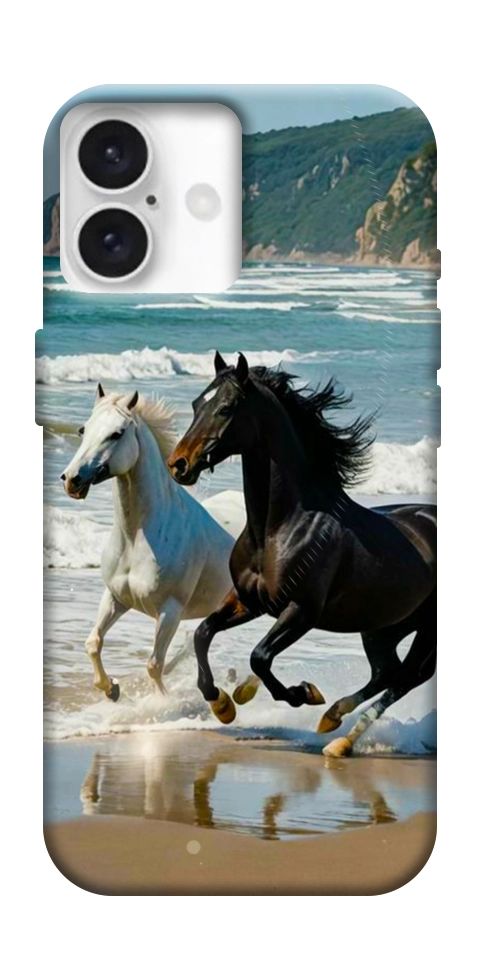 Чехол Beach Horses для iPhone 16