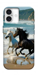 Чехол Beach Horses для iPhone 16 Plus